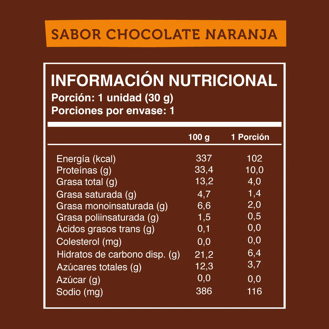 Wild Protein Mini Vegana Chocolate Naranja 24 unidades - Image 4