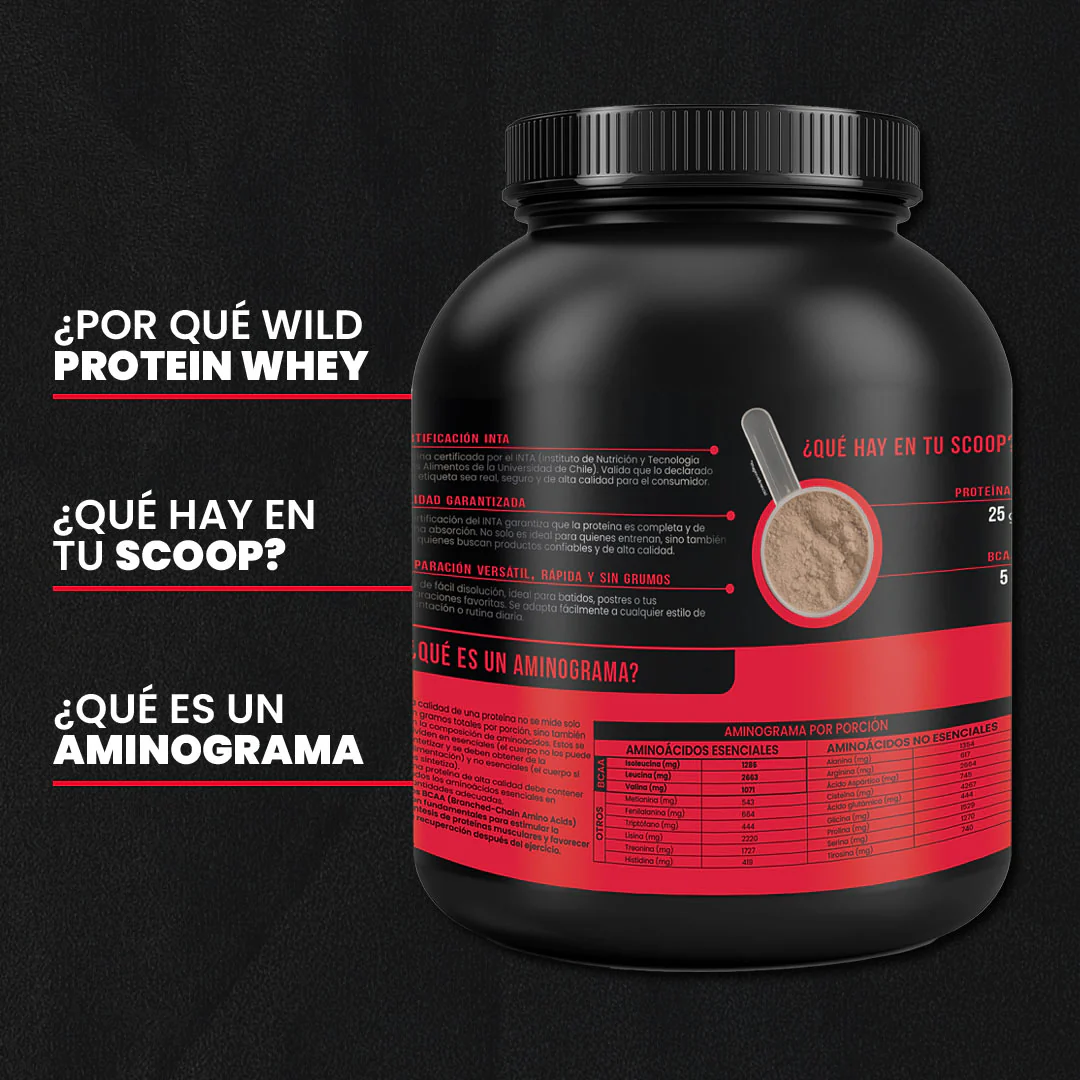 Wild Protein Whey Sabor Chocolate 1,87 kg - Image 4